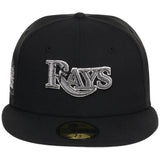 Tampa Bay Rays MLB Liquid Titanium New Era 59FIFTY