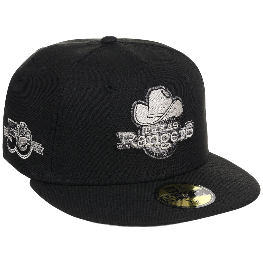 Texas Rangers MLB Liquid Titanium New Era 59FIFTY