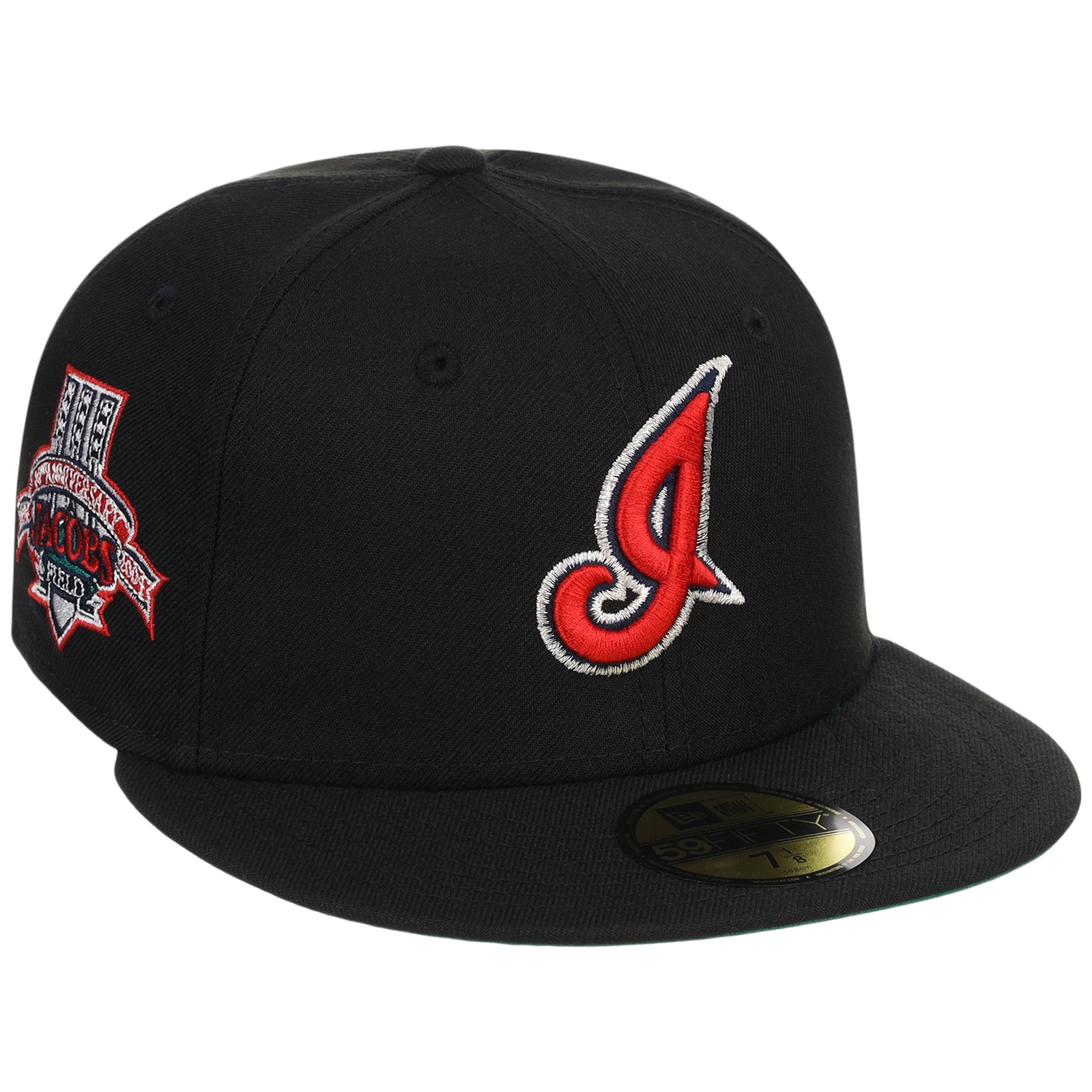 Cleveland Indians MLB Black Dome New Era 59FIFTY – LidsHatDrop