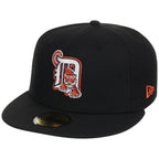 Detroit Tigers MLB Black Dome New Era 59FIFTY