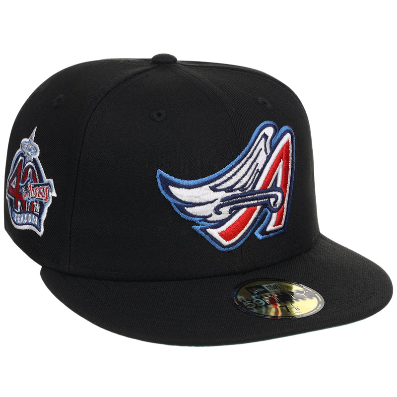 Anaheim Angels MLB Black Dome New Era 59FIFTY – LidsHatDrop