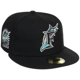 Florida Marlins MLB Black Dome New Era 59FIFTY