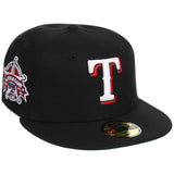Texas Rangers MLB Black Dome New Era 59FIFTY