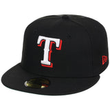 Texas Rangers MLB Black Dome New Era 59FIFTY
