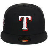 Texas Rangers MLB Black Dome New Era 59FIFTY