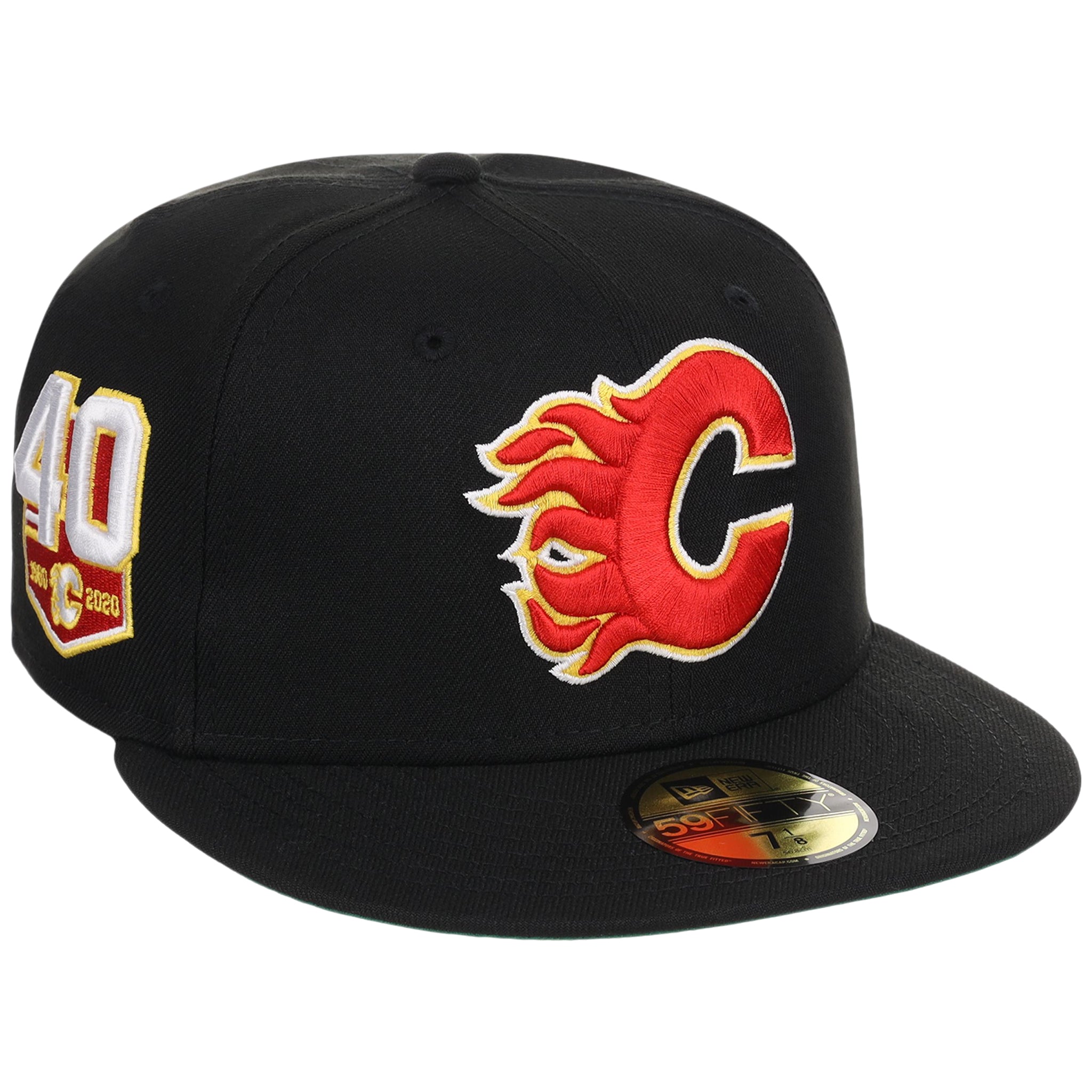 Calgary Flames NHL Black Dome New Era 59FIFTY – Lids HD