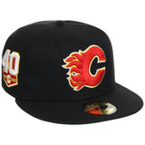 Calgary Flames NHL Black Dome New Era 59FIFTY