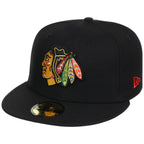 Chicago Blackhawks NHL Black Dome New Era 59FIFTY