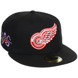 Detroit Red Wings NHL Black Dome New Era 59FIFTY