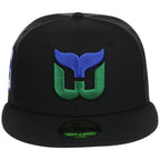Hartford Whalers NHL Black Dome New Era 59FIFTY