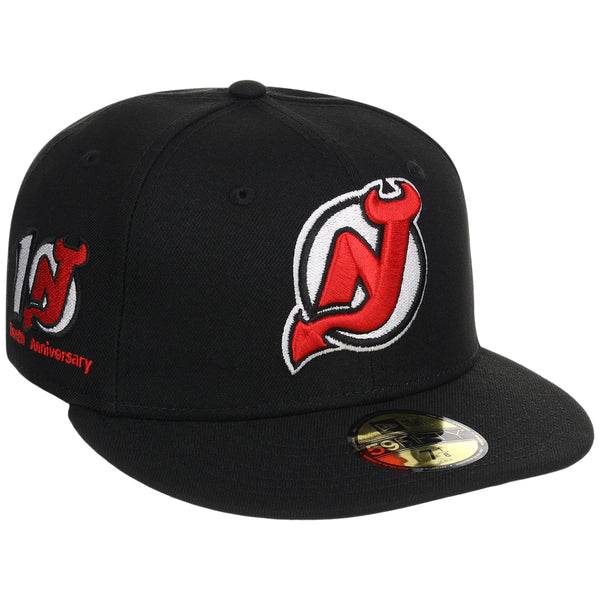 New Jersey Devils NHL Black Dome New Era 59FIFTY – LidsHatDrop