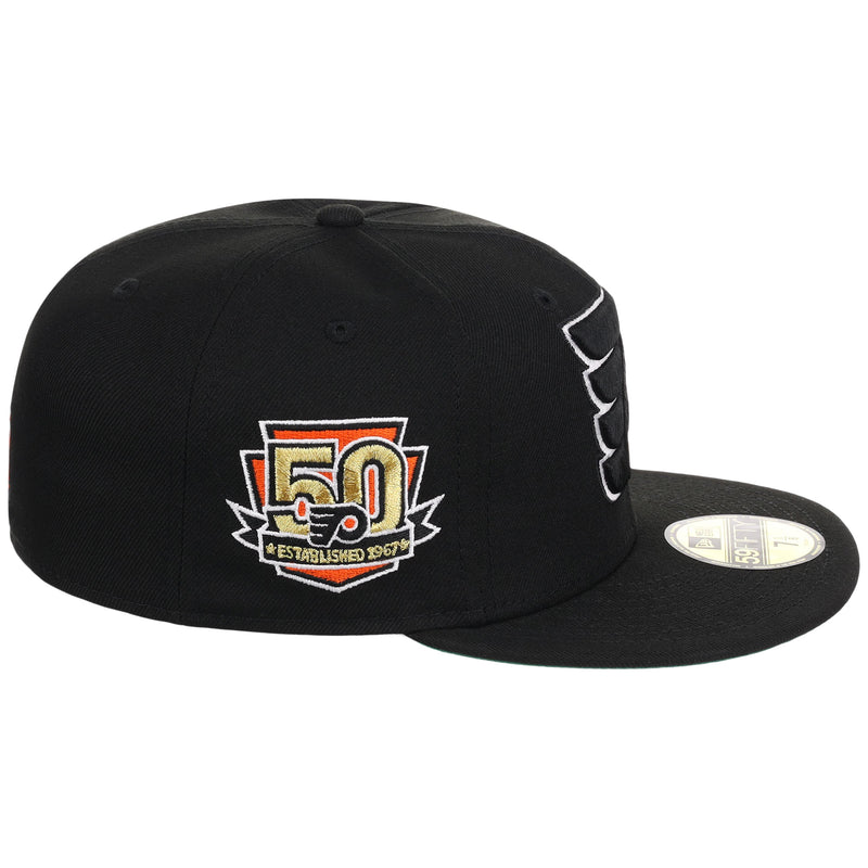 Philadelphia Flyers NHL Black Dome New Era 59FIFTY – LidsHatDrop