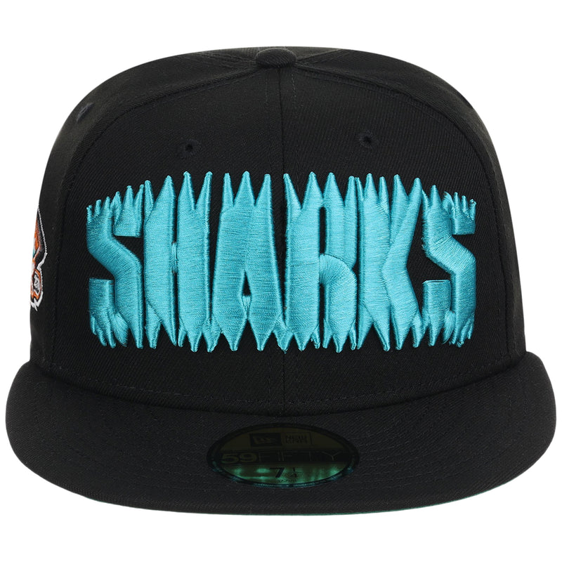 帽子 50's  DLX SHARK G.(NM-58.5CM) San Jose Sharks NHL Black Dome New Era 59FIFTY – LidsHatDrop
