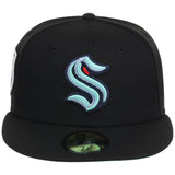 Seattle Kraken NHL Black Dome New Era 59FIFTY