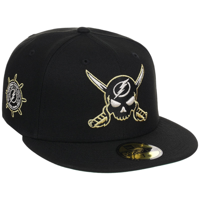 BLACK LIGHTNING - Exclusive Crew Only Hat New Era Tampa Bay Lightning Black Graph 59FIFTY Cap - Macy main image 3