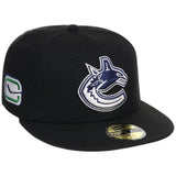 Vancouver Canucks NHL Black Dome New Era 59FIFTY