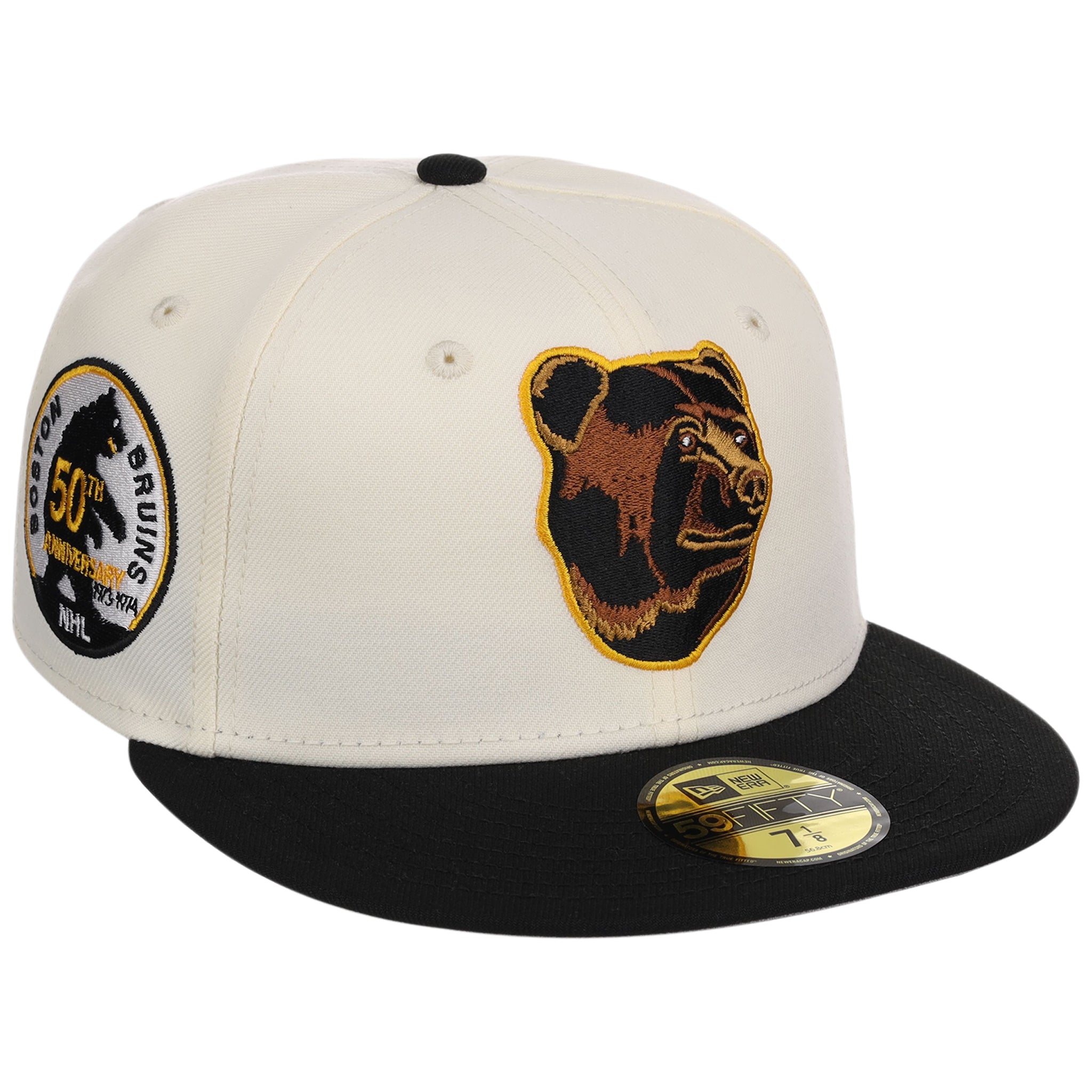 BOSTON BRUINS NHL CHROME OTC NEW ERA 59FIFTY