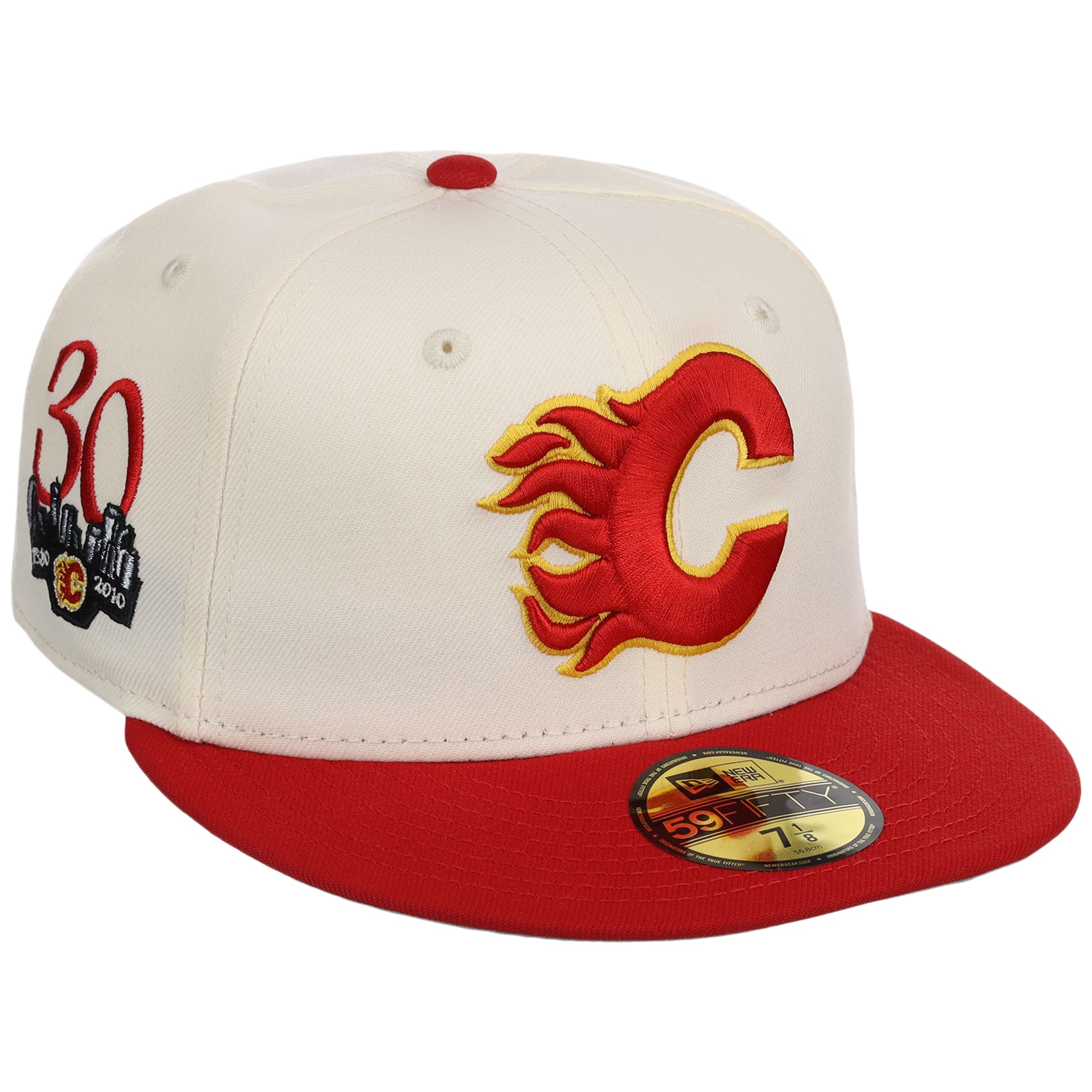 CALGARY FLAMES NHL CHROME OTC NEW ERA 59FIFTY