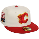 CALGARY FLAMES NHL CHROME OTC NEW ERA 59FIFTY