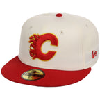 CALGARY FLAMES NHL CHROME OTC NEW ERA 59FIFTY