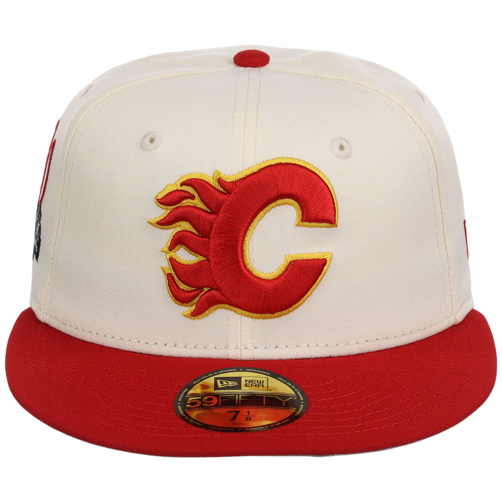 CALGARY FLAMES NHL CHROME OTC NEW ERA 59FIFTY
