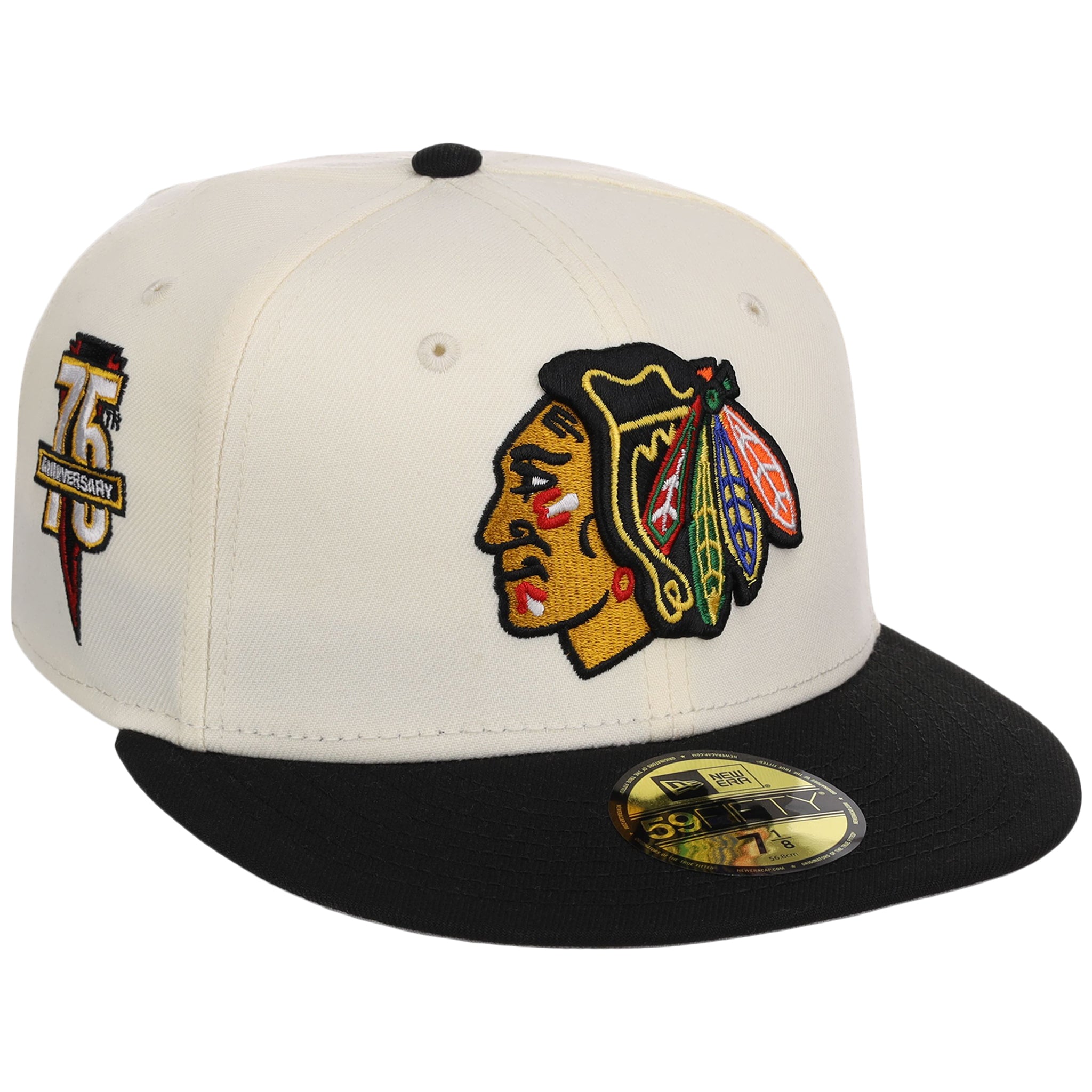 CHICAGO BLACKHAWKS NHL CHROME OTC NEW ERA 59FIFTY