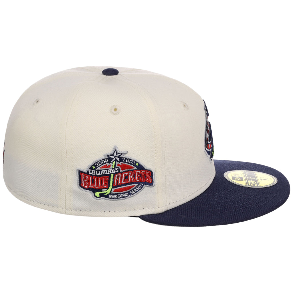 COLUMBUS BLUE JACKETS NHL CHROME OTC NEW ERA 59FIFTY