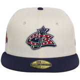 COLUMBUS BLUE JACKETS NHL CHROME OTC NEW ERA 59FIFTY