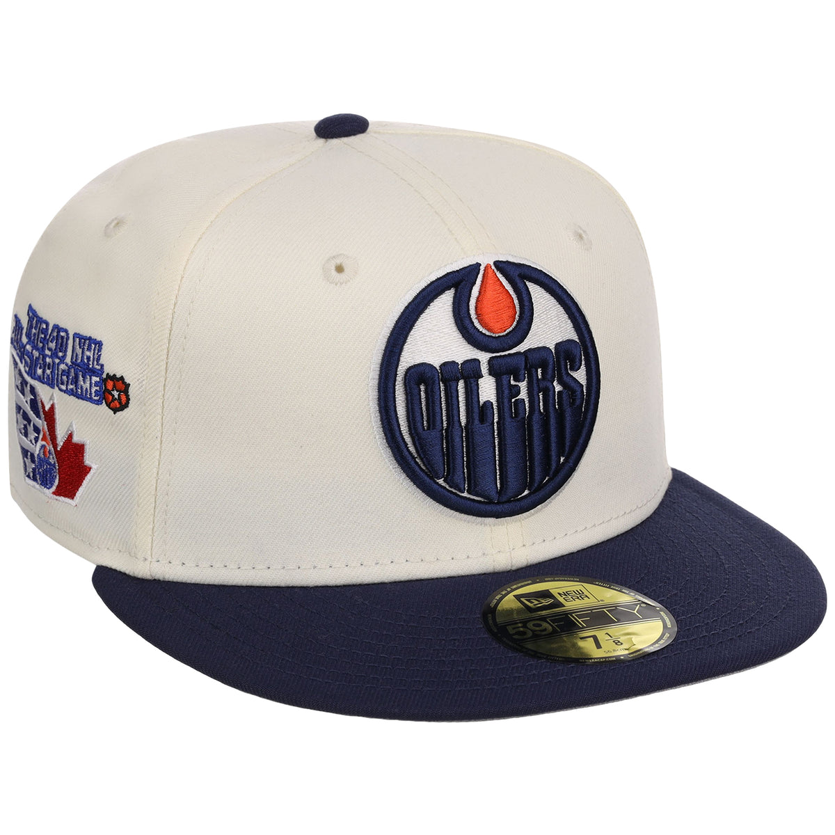 EDMONTON OILERS NHL CHROME OTC NEW ERA 59FIFTY