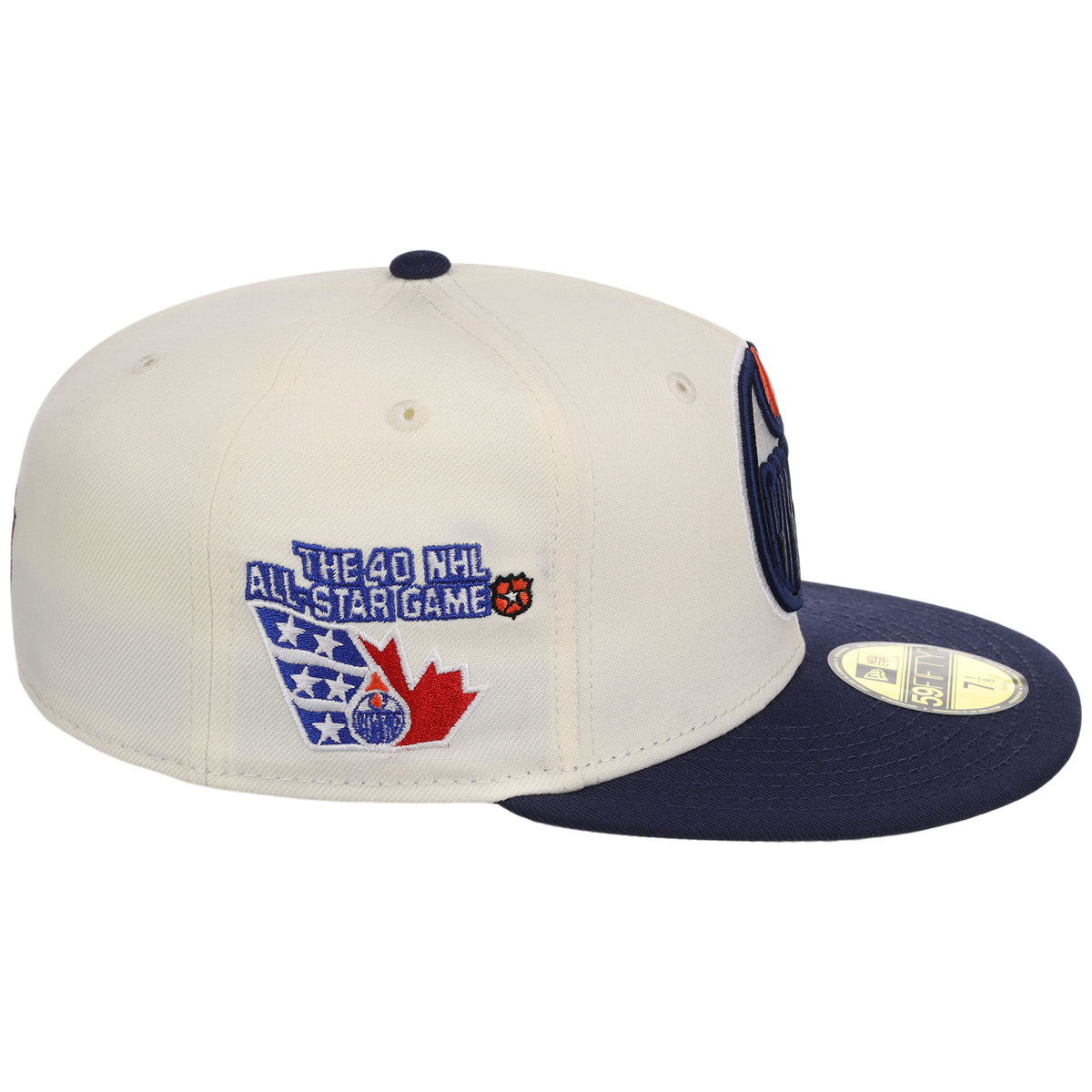EDMONTON OILERS NHL CHROME OTC NEW ERA 59FIFTY