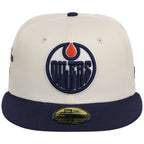EDMONTON OILERS NHL CHROME OTC NEW ERA 59FIFTY
