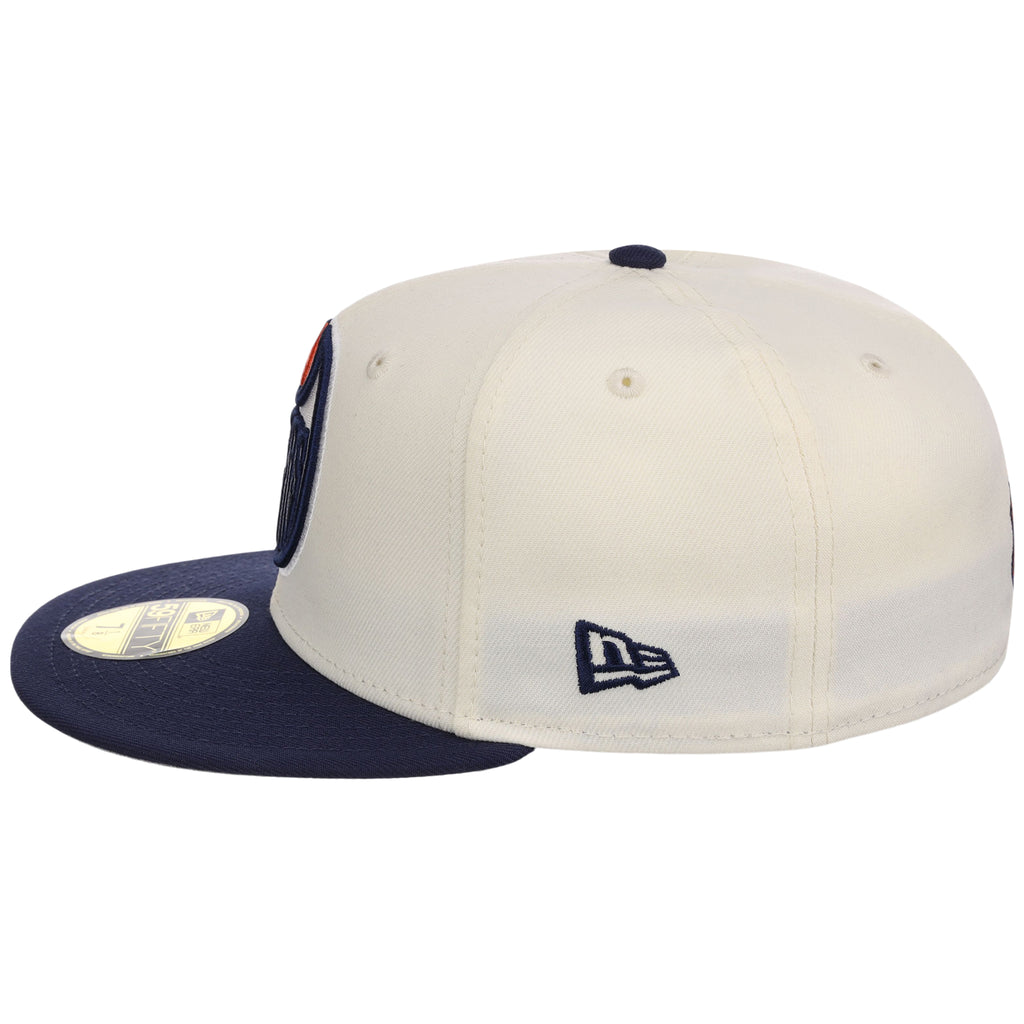 EDMONTON OILERS NHL CHROME OTC NEW ERA 59FIFTY