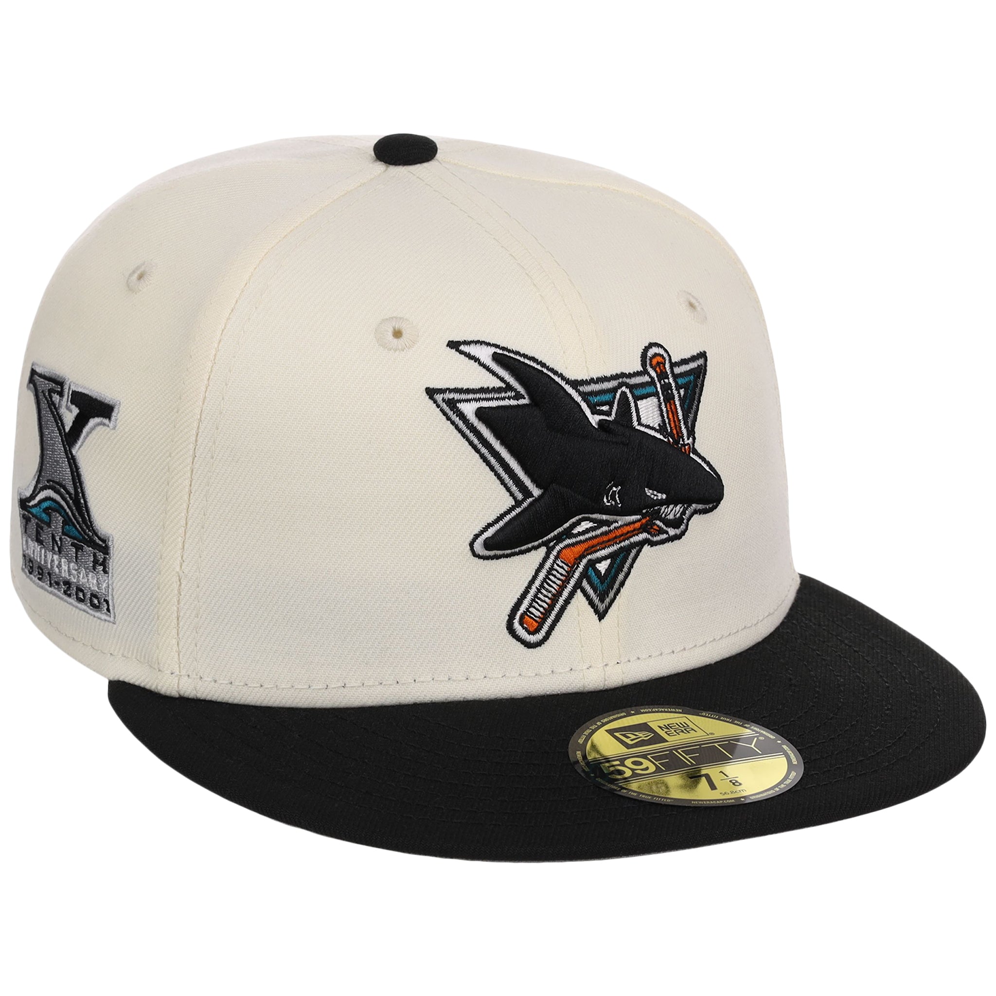 SAN JOSE SHARKS NHL CHROME OTC NEW ERA 59FIFTY