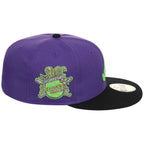 Atlanta Braves High Frequency Funk New Era 59FIFTY Purple/Black