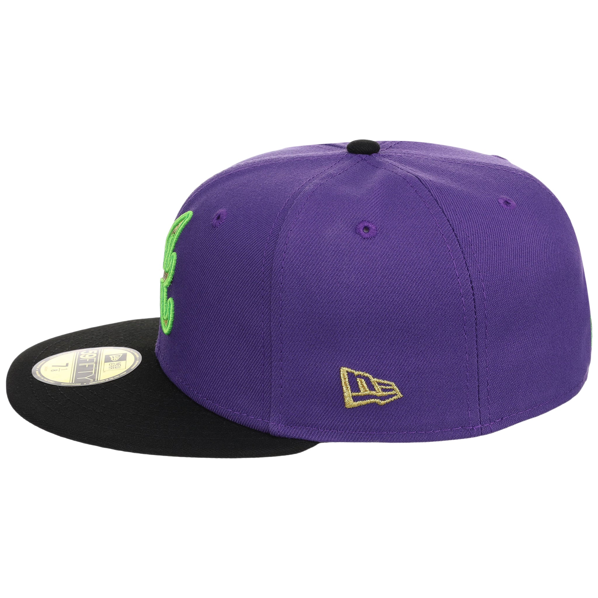 Atlanta Braves High Frequency Funk New Era 59FIFTY Purple/Black