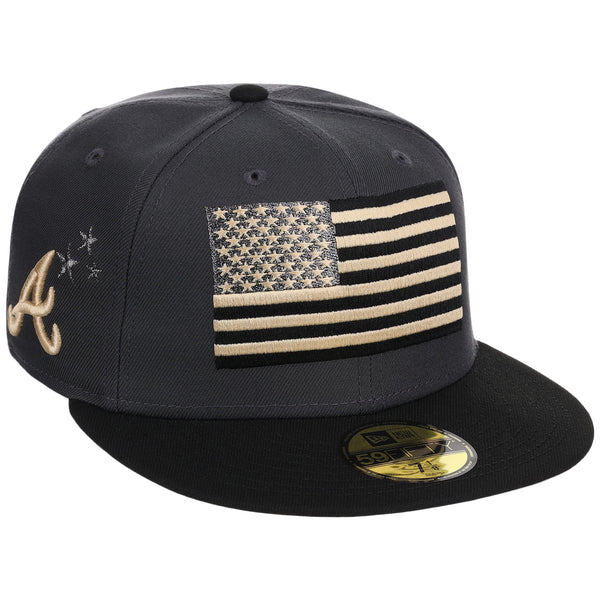 Atlanta Braves High Frequency Funk New Era 59FIFTY Graphite/Black