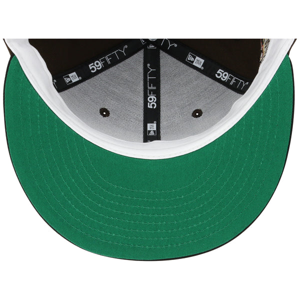 Atlanta Braves High Frequency Funk New Era 59FIFTY Walnut/Black