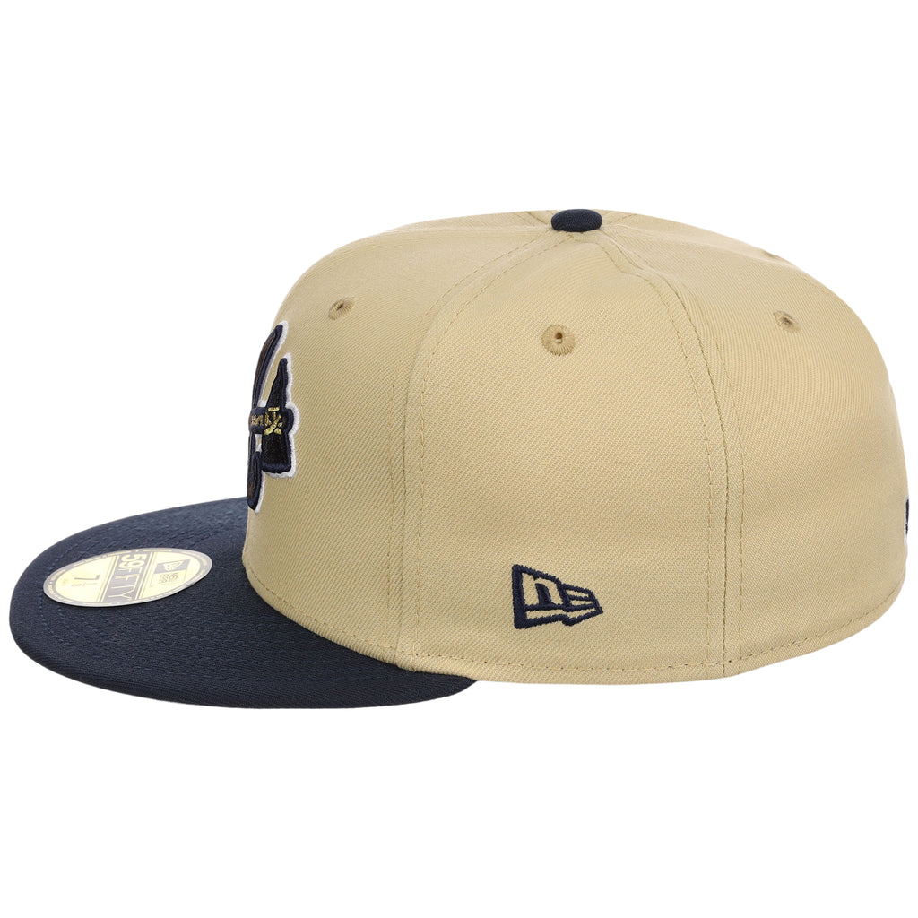 Atlanta Braves High Frequency Funk New Era 59FIFTY Vegas Gold/Navy