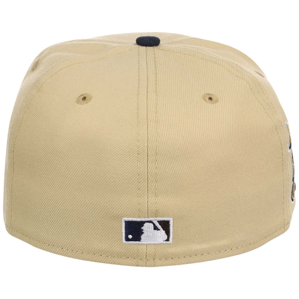 Atlanta Braves High Frequency Funk New Era 59FIFTY Vegas Gold/Navy