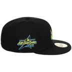 Atlanta Braves High Frequency Funk New Era 59FIFTY Black/Black