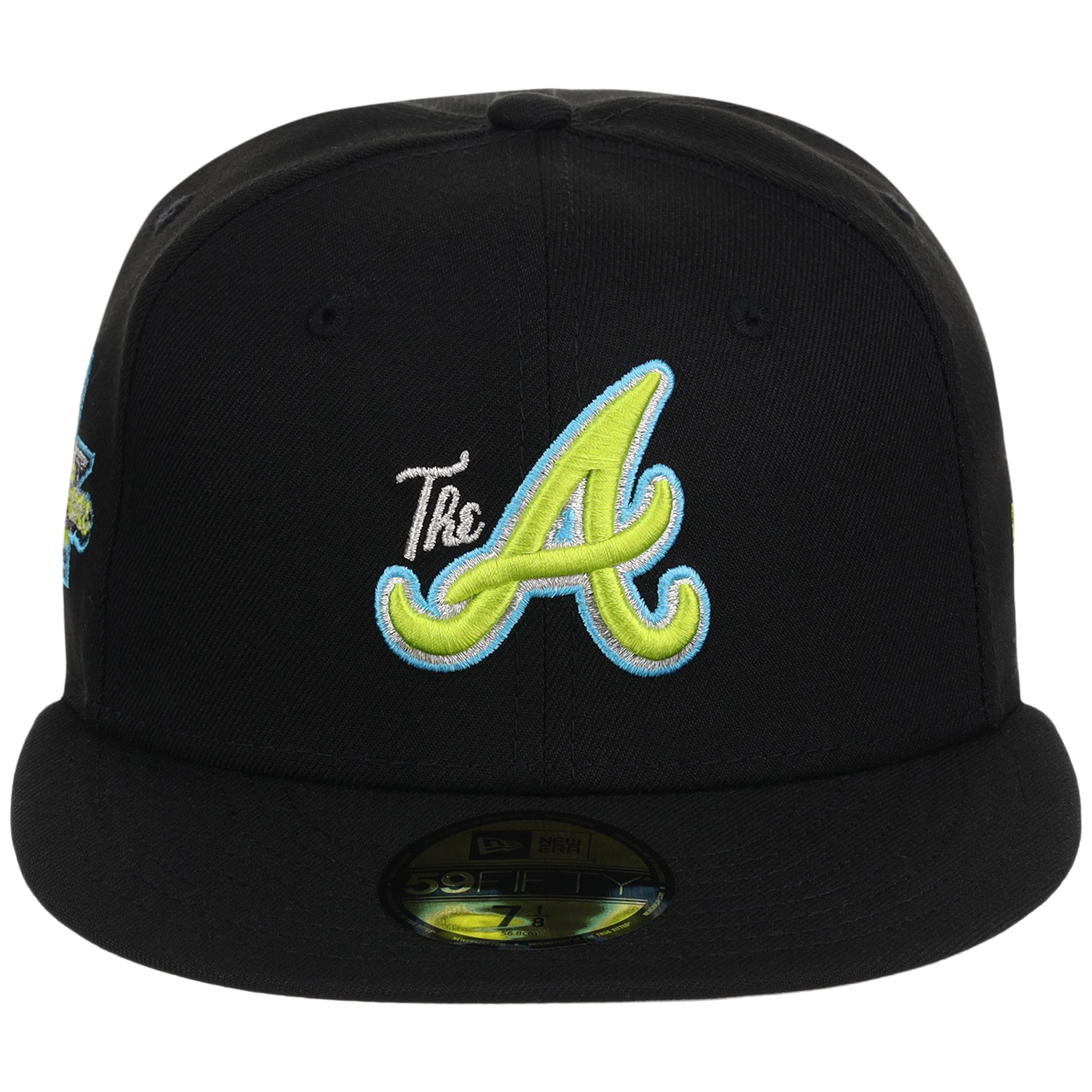 Atlanta Braves High Frequency Funk New Era 59FIFTY Black/Black