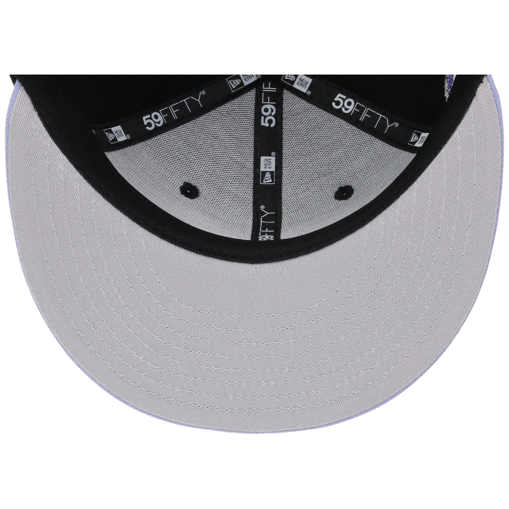 Atlanta Braves High Frequency Funk New Era 59FIFTY Black/Lavender