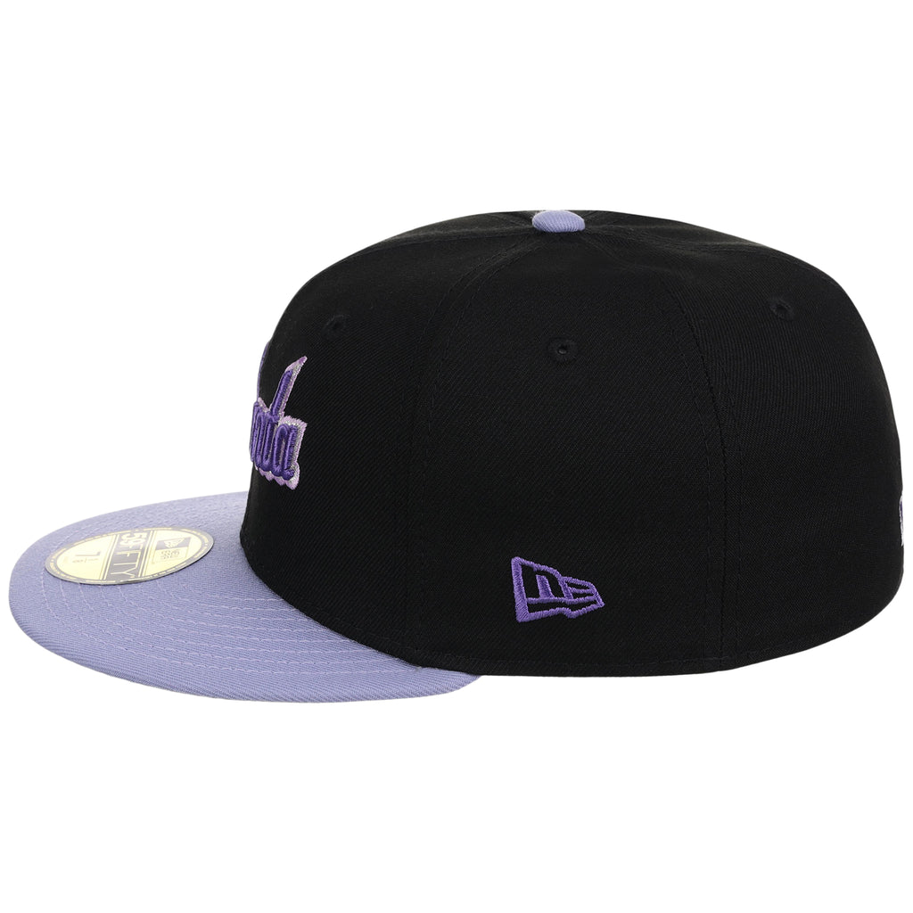 Atlanta Braves High Frequency Funk New Era 59FIFTY Black/Lavender