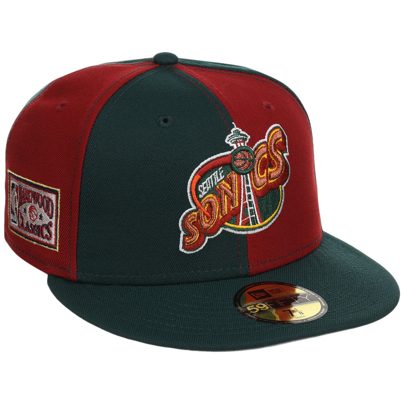 Seattle Supersonics NBA Pinwheel Rewind New Era 59FIFTY – LidsHatDrop