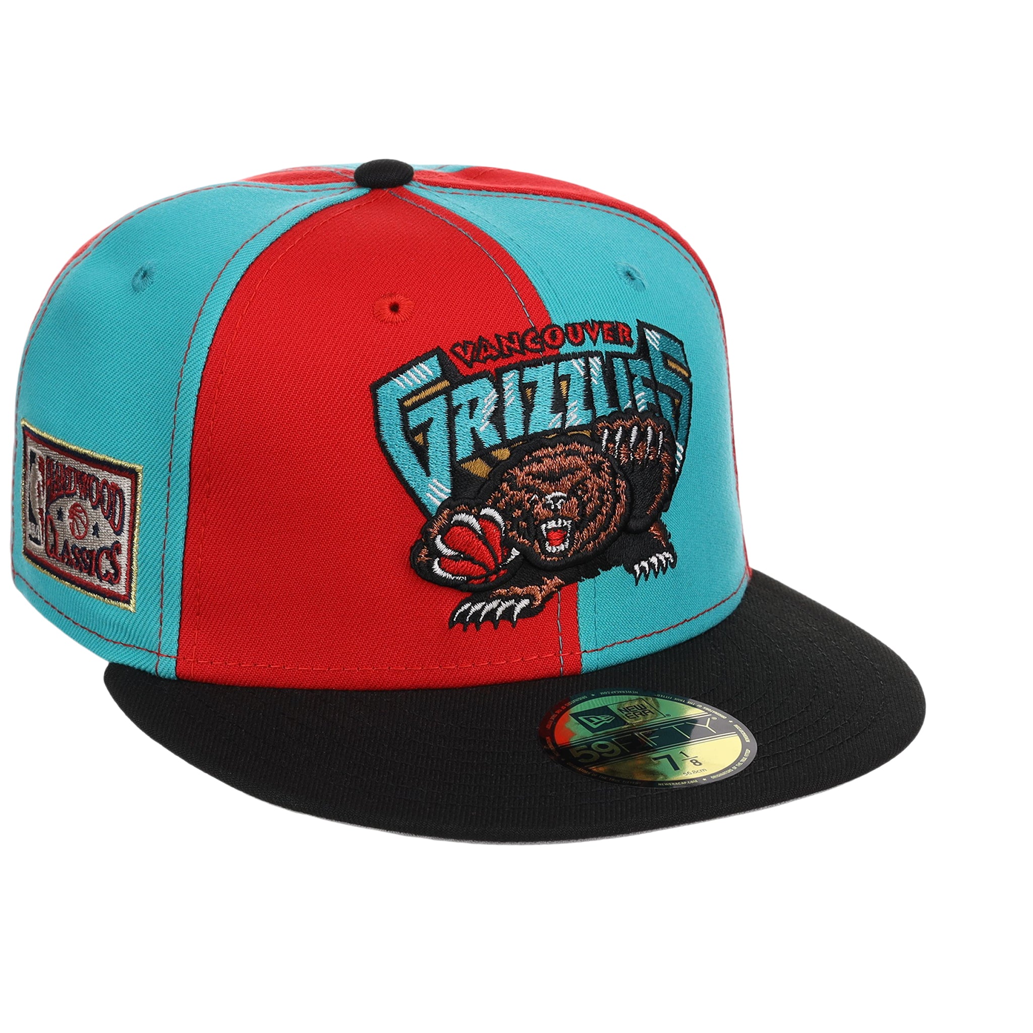 Vancouver Grizzlies NBA Pinwheel Rewind New Era 59FIFTY