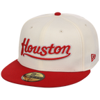 Houston Astros 'Houston' Script (Chrome/Red) Houston Crown the City New Era 59FIFTY