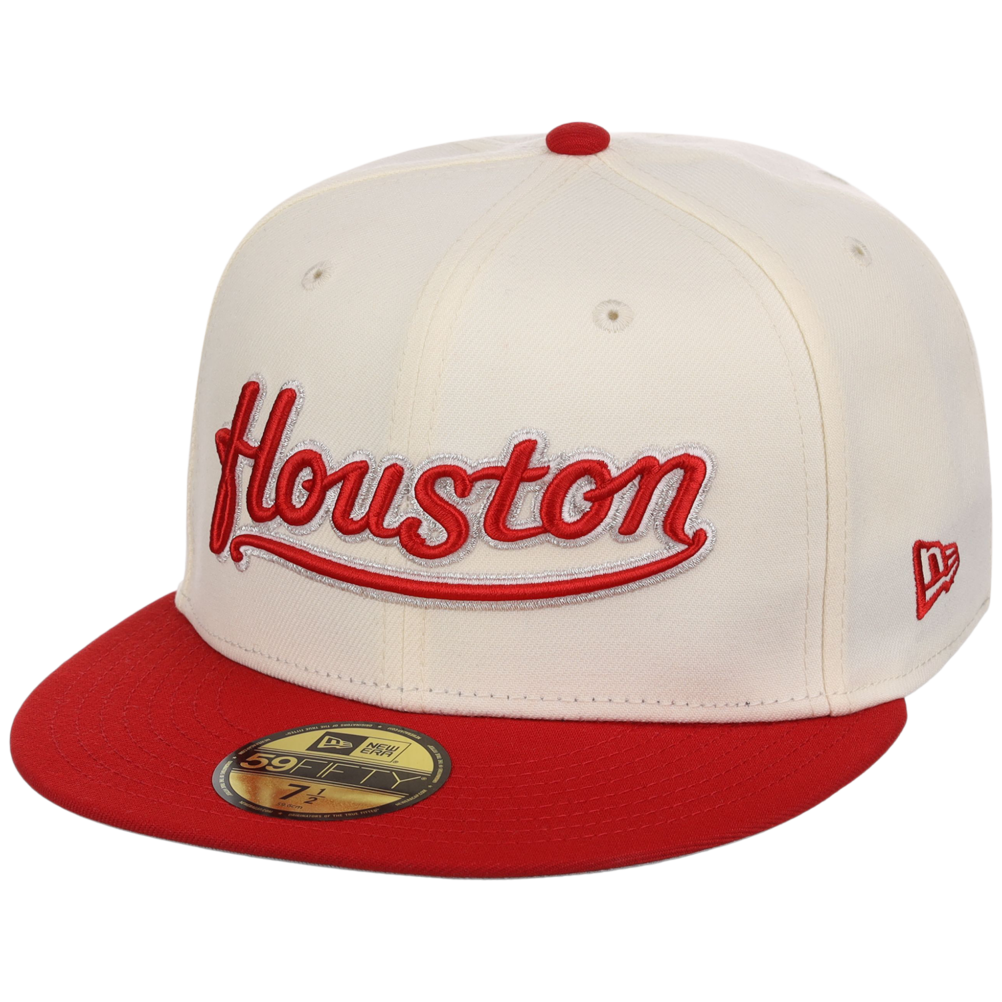 Houston Astros 'Houston' Script (Chrome/Red) Houston Crown the City New Era 59FIFTY
