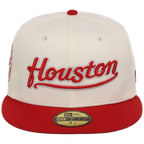 Houston Astros 'Houston' Script (Chrome/Red) Houston Crown the City New Era 59FIFTY