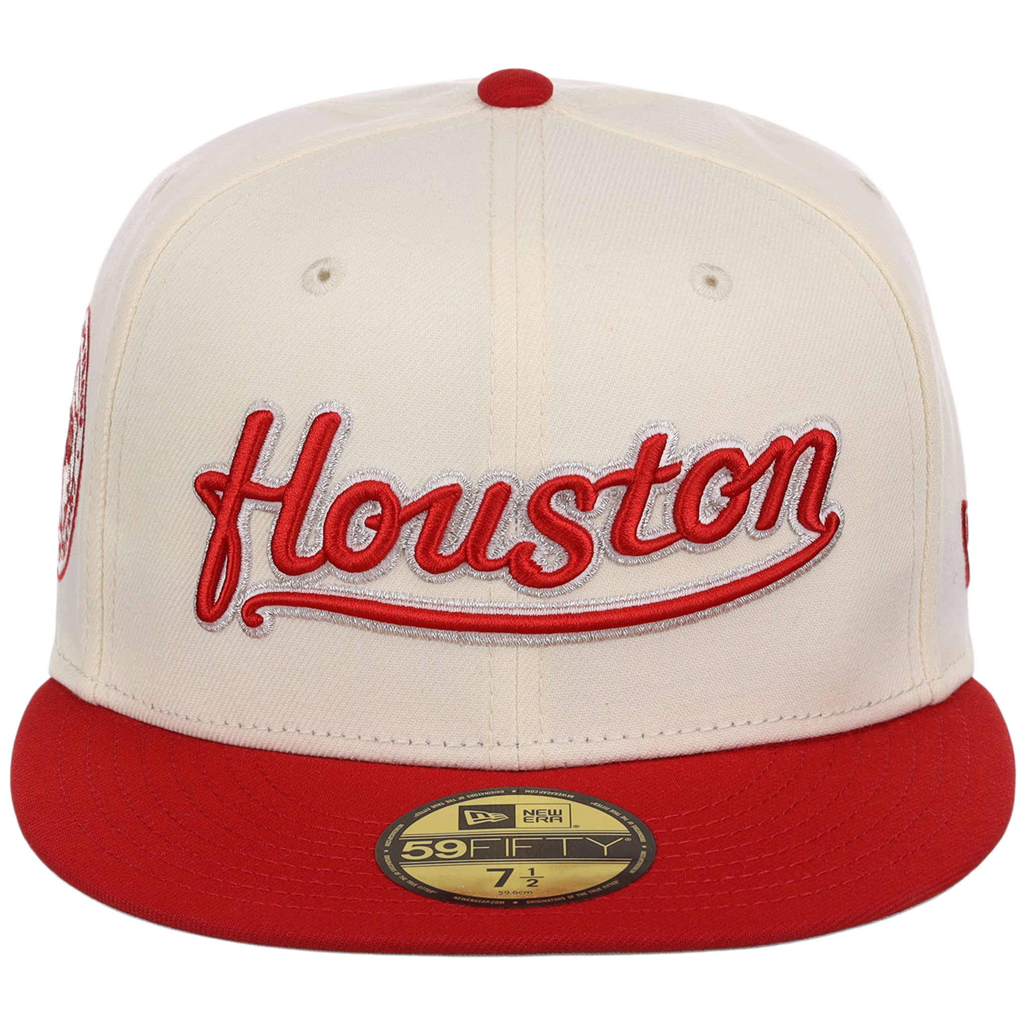 Houston Astros 'Houston' Script (Chrome/Red) Houston Crown the City New Era 59FIFTY