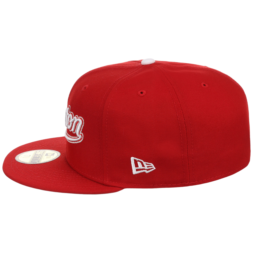 Houston Astros 'Houston' Script (Red/Red) Houston Crown the City New Era 59FIFTY
